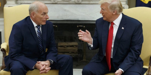 Trump On Chief Of Staff John Kelly: He&#8217;ll Be Here For The Next 7 Years