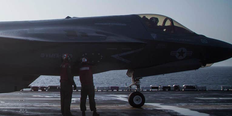 Marine Corps searching for F-35 after pilot ejects in South Carolina