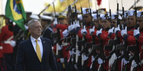 Mattis Delivered A Warning About Politicizing The Military Amid Brazil&#8217;s Election Turmoil