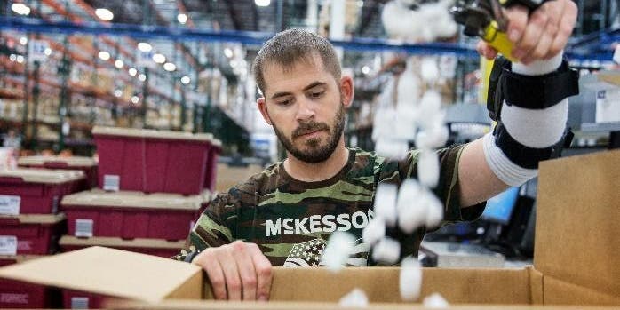 McKesson is looking to hire veterans now