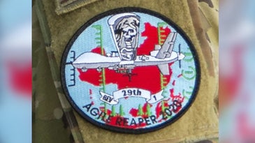 Air Force patch depicting MQ-9 Reaper drone over China stirs anger in Beijing