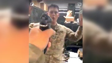 The Army is investigating a TikTok of a soldier pointing a loaded pistol at his friend