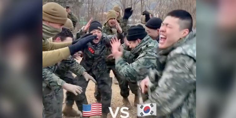Watch South Korean troops destroy Marines in an international military dance-off