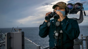 Meet the 'Iron 9,' the USS Gerald R. Ford's all-female bridge watch section