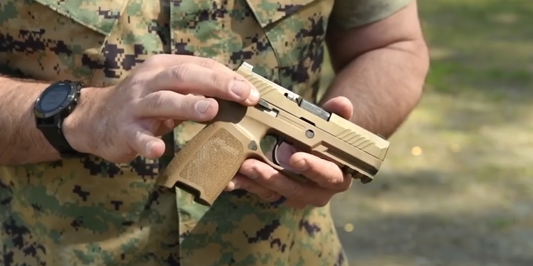 The Marine Corps has officially started fielding its first new pistol in 35 years