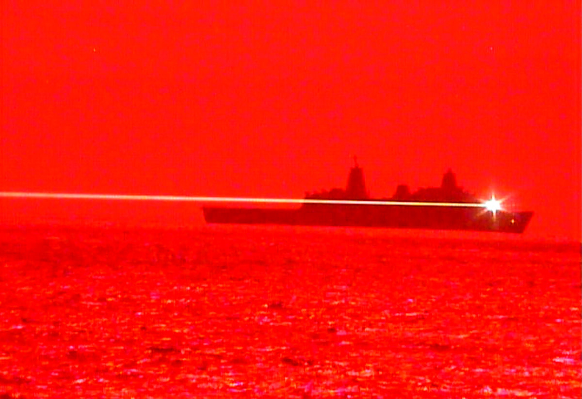 USS Portland Laser Weapon System Demonstrator
