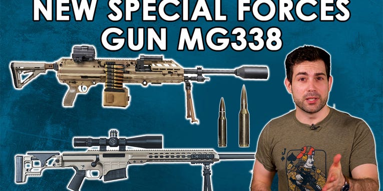 NEW Special Forces Guns the MG 338 and Barrett MRAD .338 NM