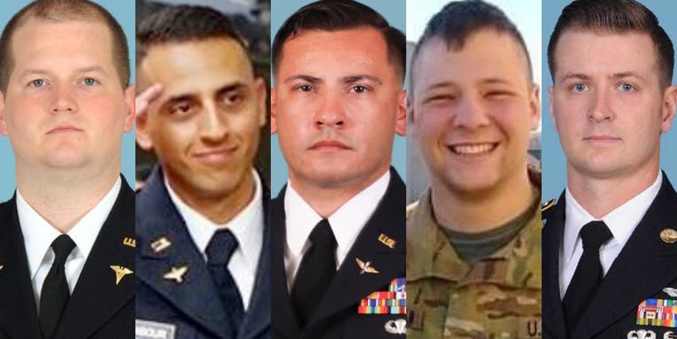 Army identifies five soldiers killed in Black Hawk crash in Egypt
