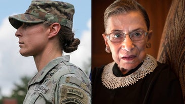 One of the first women to earn a Ranger tab describes what it was like to lead Ruth Bader Ginsberg's lying in state