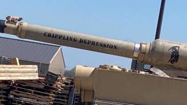 We salute the Army crew who named their tank ‘crippling depression’
