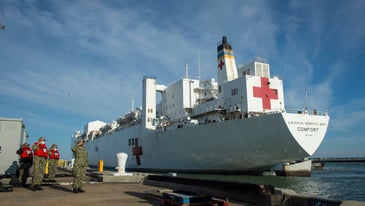 USNS Comfort receives muted homecoming in Norfolk upon return from COVID-stricken New York