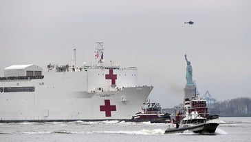 'It's a joke' — the Navy's 1,000-bed USNS Comfort hospital ship barely has any patients
