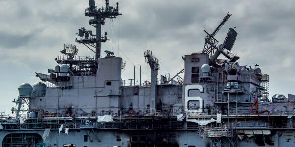 The Bonhomme Richard fire raises concerns over whether the Navy can repair ships damaged in war