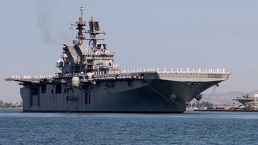 The Navy's newest amphibious assault ship just rolled up in San Diego