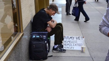 Homeless Veterans Work For A Living