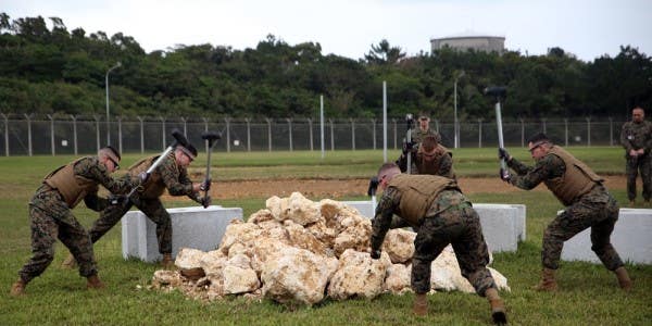Soon, Marines Who Break The Rules May Have To Break Some Rocks With A Hammer