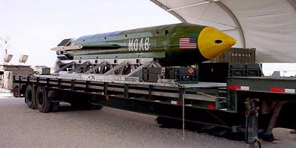 The Mother Of All Bombs Is Waiting Patiently For An Encore In Afghanistan