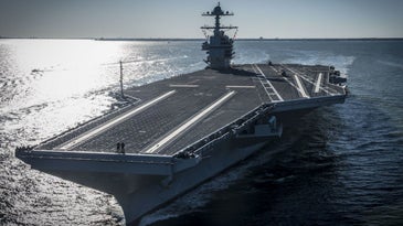 The Navy’s Urinal-Free Brand New Supercarrier Is A Big Fat Mess
