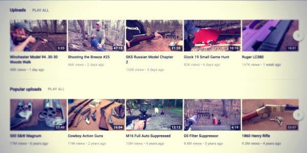 YouTube Is Coming For Your Gun Videos