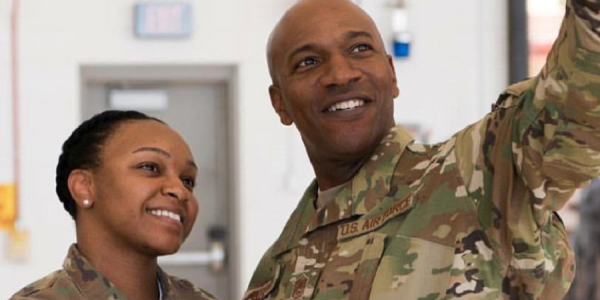 Top Enlisted Airman Wears The OCP And Airmen Think He’s Trolling Them