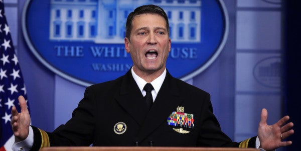 Trump Is Replacing VA Secretary Shulkin With His White House Doctor
