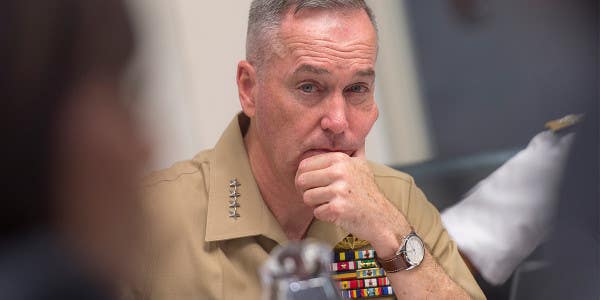 Does Gen. Dunford Actually Believe His Own Bullsh-t?