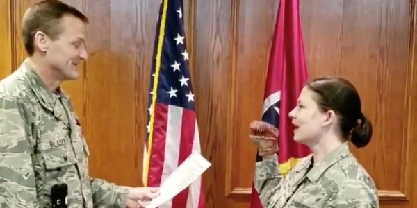 Everybody Involved In That Dino Puppet Reenlistment Video Just Got Fired