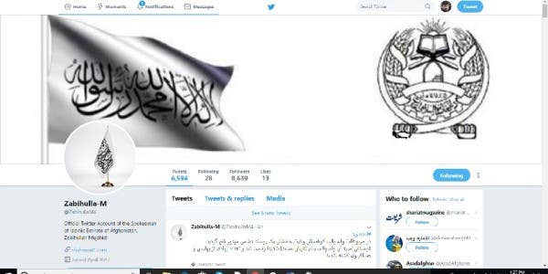 The Pentagon Run-Down: Twitter Gives Taliban Free Rein
