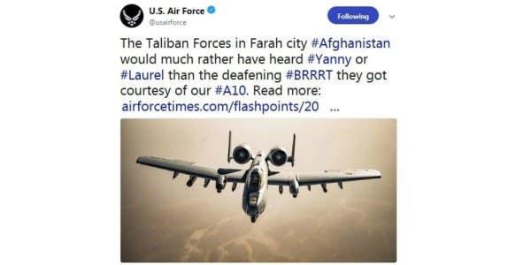 Who Really Gives A Sh*t About The Air Force’s Dumb A-10 Tweet?