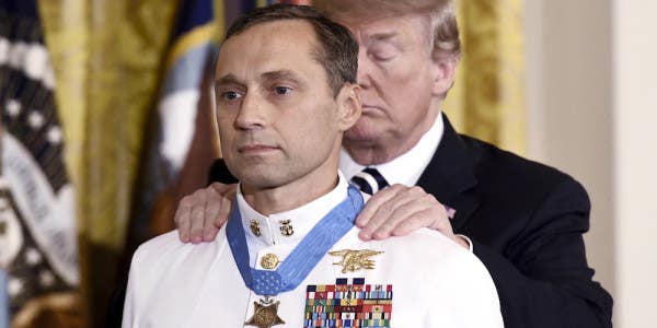 ‘Outmanned, Outgunned and Fighting’: Navy SEAL Britt Slabinski Receives Medal of Honor