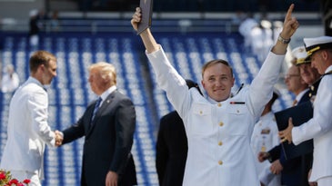 Trump At Naval Academy Graduation: 'We Are Not Going To Apologize For America'