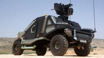 This New Israeli-Made Armored Personnel Carrier Looks Like A Badass Space Buggy