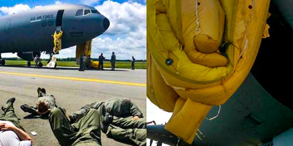 A KC-10 Tanker’s Escape Slides Failed After An Aborted Take-Off In An Alarming Malfunction