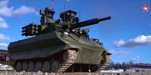 Russia’s Much-Hyped Robot Tank Is Actually Steaming Hot Garbage