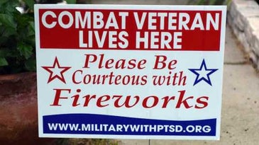 'Be Courteous With Fireworks': Veterans Ask A Community To Help Those With PTSD