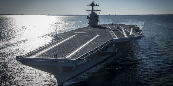 The Navy Just Took Delivery Of The World’s Most Advanced Aircraft Carrier