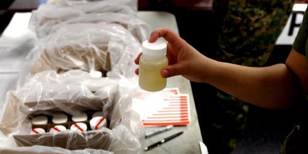 DoD’s New Drug-Test Plan Will Take The Piss Out Of Recruits