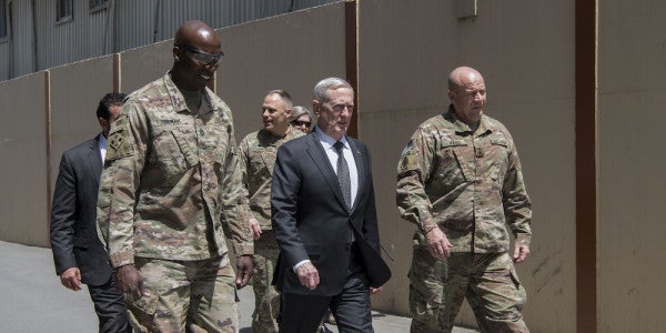 Mattis In Kabul: It’s ‘Going To Be Another Tough Year’ For US Troops In Afghanistan