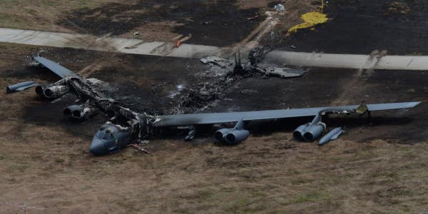 How A Flock Of Birds And Mechanical Failure Downed A B-52 Stratofortress Bomber In Guam