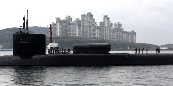 US Sub Makes Port Call In South Korea Just In Time For North Korea Military Parade