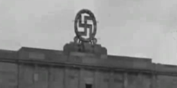 72 Years Ago, The US Army Blew Up A Giant Swastika In Nazi Germany