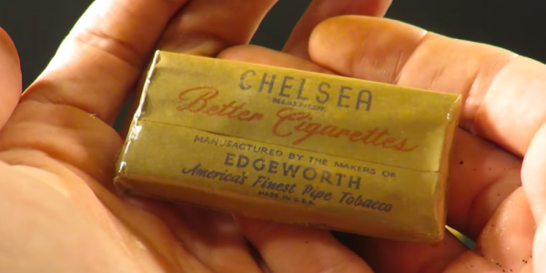 Watch This Guy Smoke 74-Year-Old Cigarettes From A World War II K-Ration