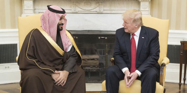 Trump’s $110 Billion Saudi Arms Deal Is Actually ‘Fake News,’ Report Says
