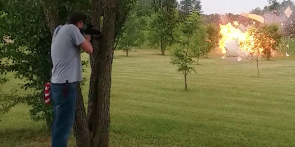 Watch Exploding Fridge Target Practice Fail In The Worst Possible Way