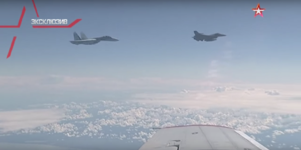 Watch This F-16 ‘Air Pirate’ Make The Russian Defense Minister’s Plane Very Nervous
