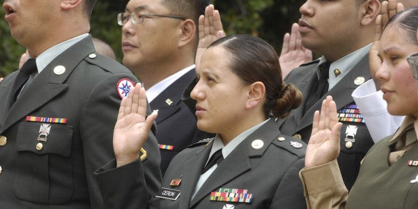 DoD Might Renege On Enlistment Contracts For Foreign-Born Service Members