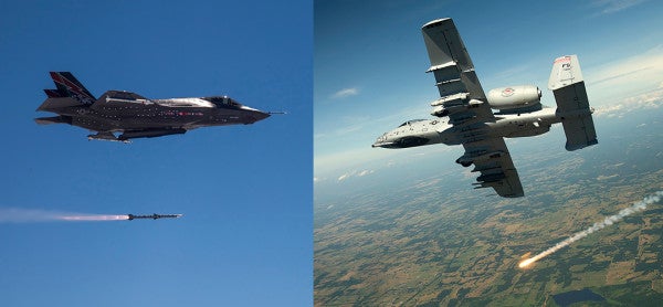 The F-35 And A-10 Warthog Will Go Head To Head In 2018