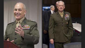 Retired Marine Generals Mattis and Kelly Recommend Each Other For Defense Secretary