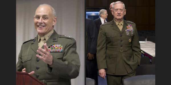 Retired Marine Generals Mattis and Kelly Recommend Each Other For Defense Secretary