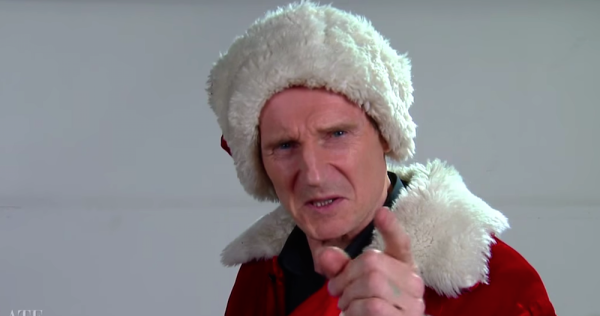 Liam Neeson Just Took The War On Christmas To Another Level